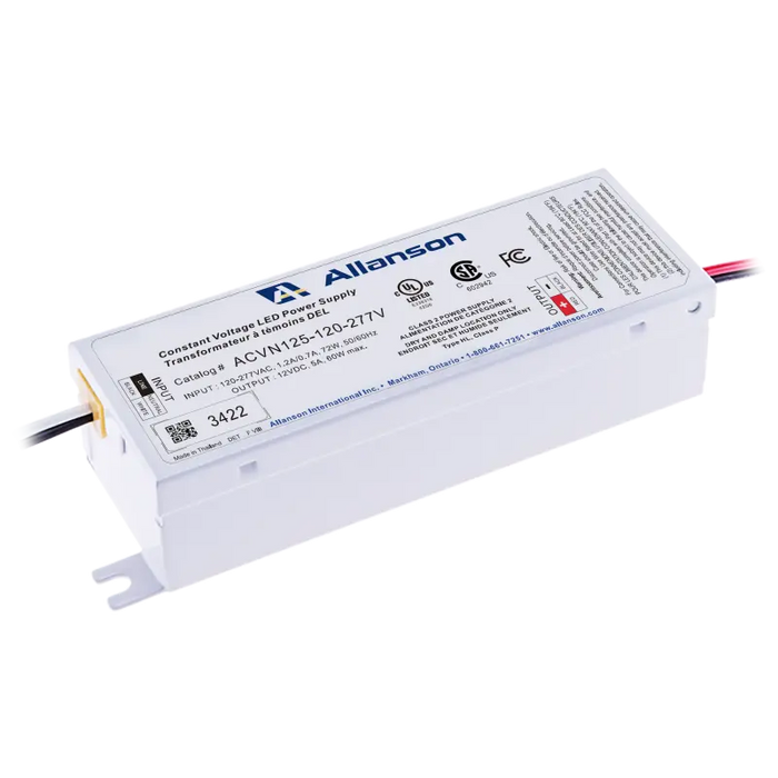 Allanson ACVN125-120-277 Alimentation LED (12 V DC 60 W)