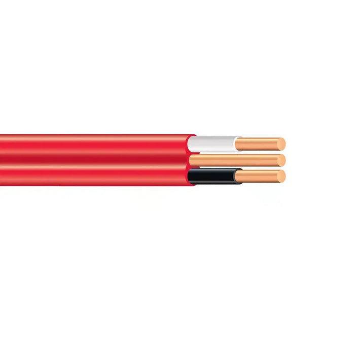 Transfed 12/2 NMD90 Fil électrique de construction Rouge 300v