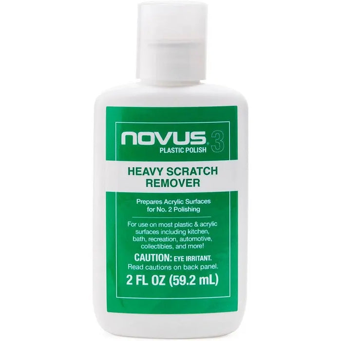 NOVUS 3 : Heavy scratch remover polisseur en profondeur pour plastiques et acrylique