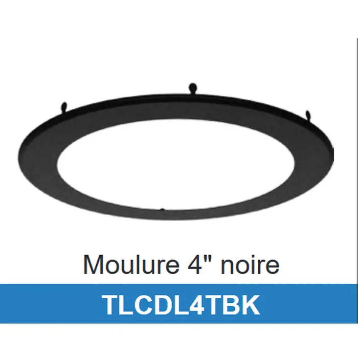Technilight moulure pour TLCDLUS4R12AWH 4"