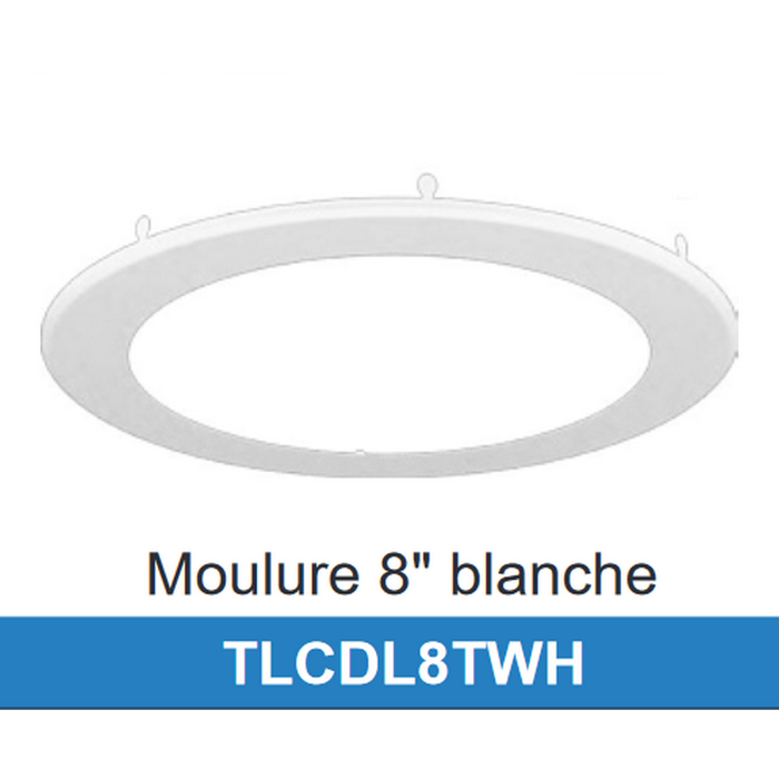 Technilight moulure pour TLCDLUS8R21AWH 8"