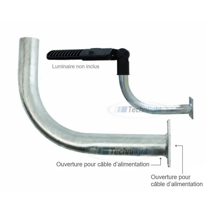 Technilight Série TLSEL Support de fixation coudé pour slip fitter
