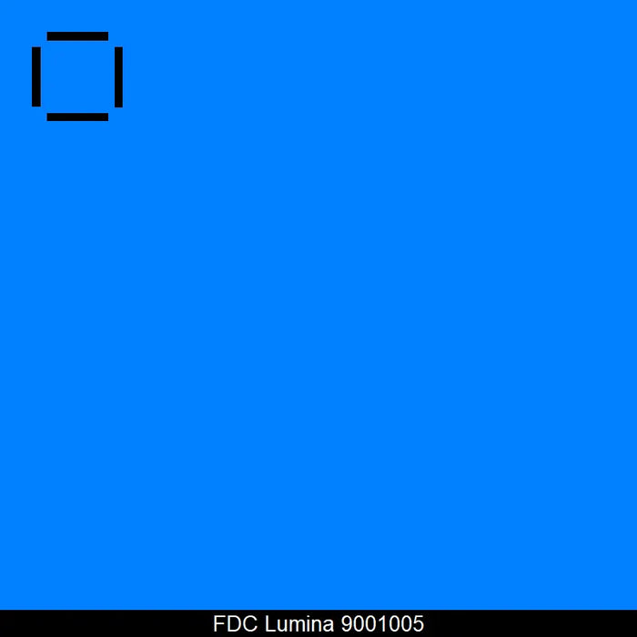 FDC Lumina 9001 Film vinyle opaque fluorescent pour transfert thermique
