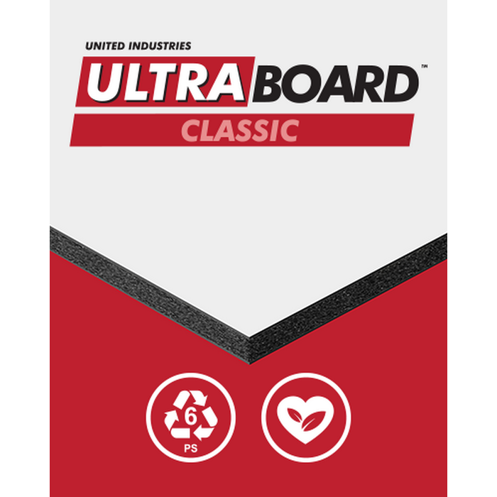 UltraBoard Classique Panneau avec centre en mousse.