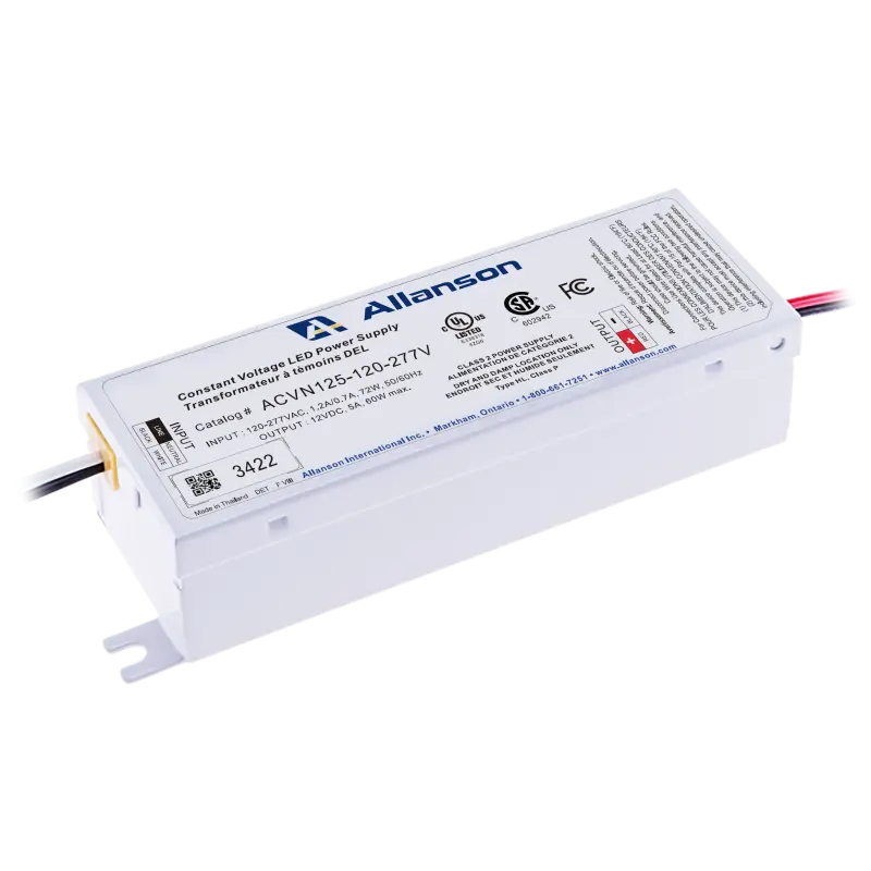 Alimentation LED Constant Courant LF-GIR – Ballast Driver Pour Ruban & Panneau LED – 111-240V (LF-GIR022YM0500H 500mA)