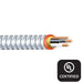 Transfed 14/2 BX Fil électrique de construction Certifié UL 600v 
