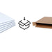 Boîte scellé de feuilles Coroplast blanches 4mm (Quantité 25) 