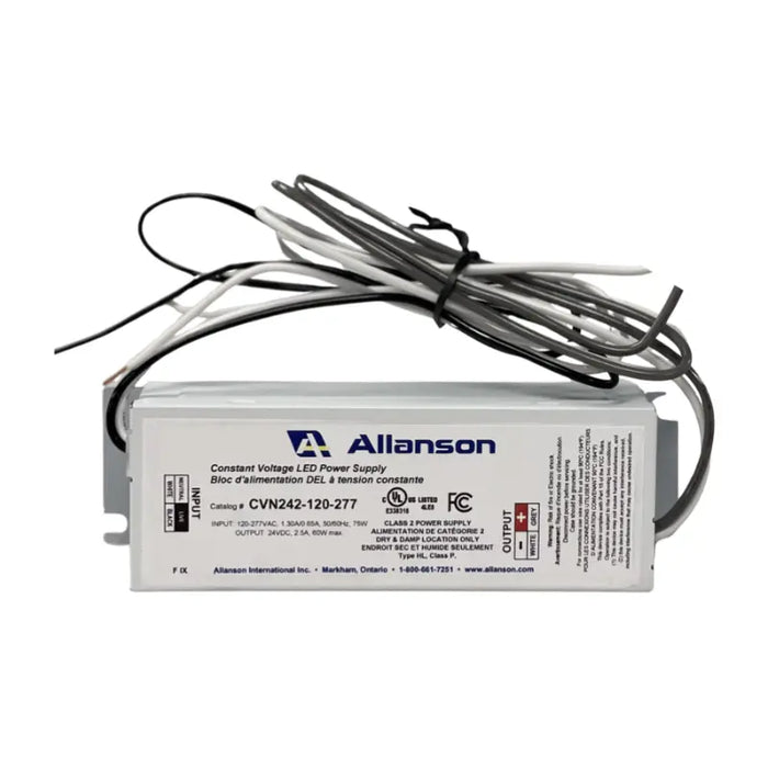 Allanson CVN 242-120-277 LED Power Supply (24V DC 60W) 