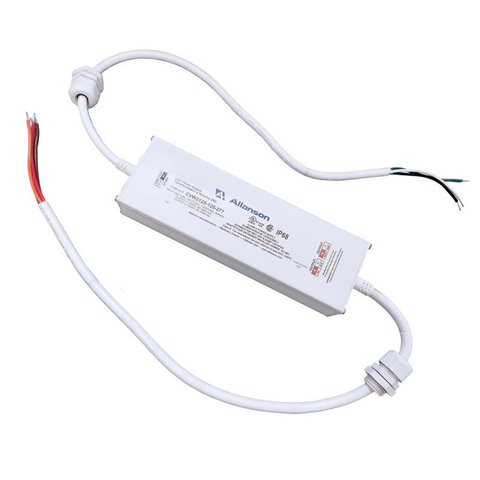 Allanson CVW2125-120-277 LED Power Supply (12V DC 2x60W) - Damp Location