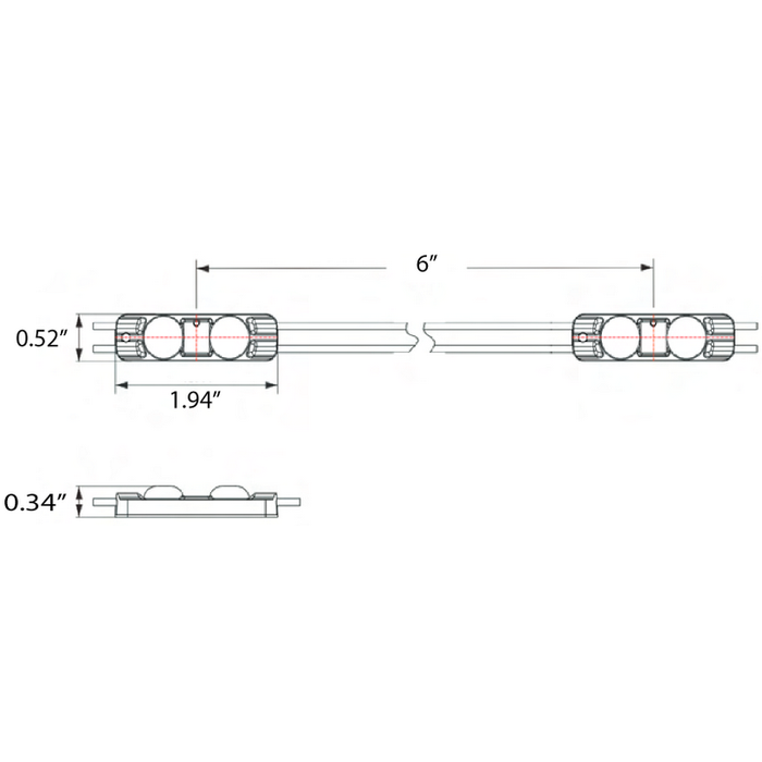 Allanson L307W2TW24B LEDgen3 Module 24V DC 0.72 watts 7000K