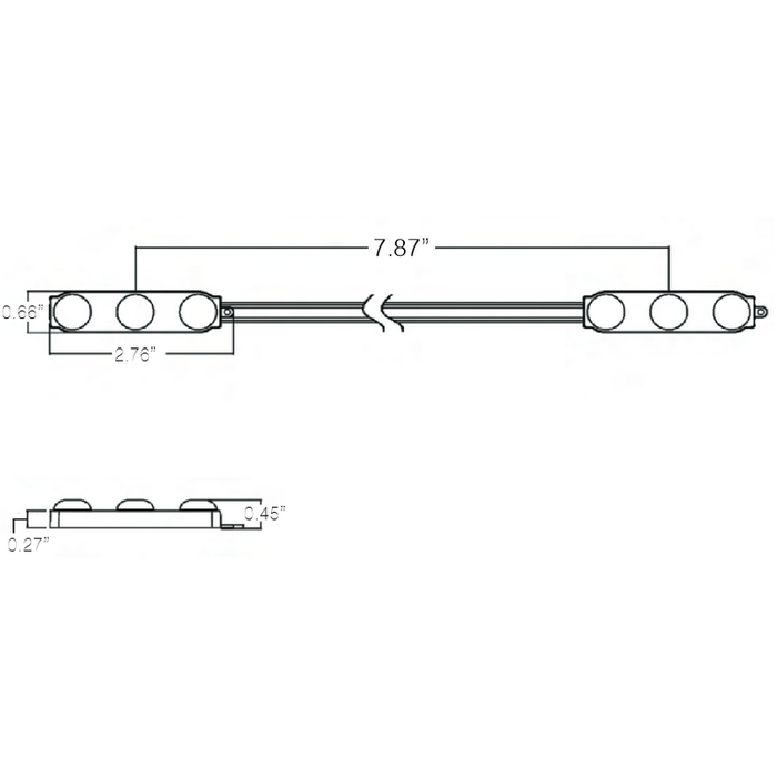 Allanson L311W3TW12P LEDgen3 Module 12V DC 1.08 watts 7000K