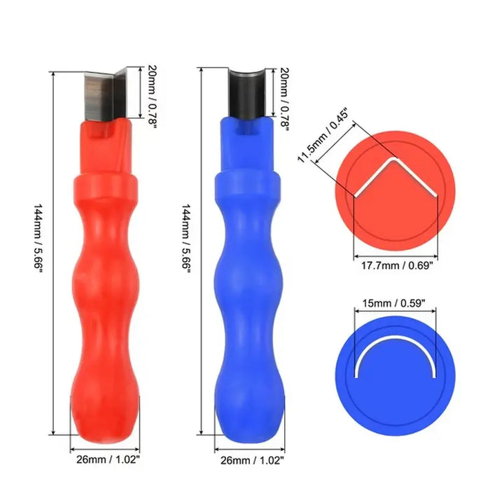 Couteaux pour néon flexible en silicone