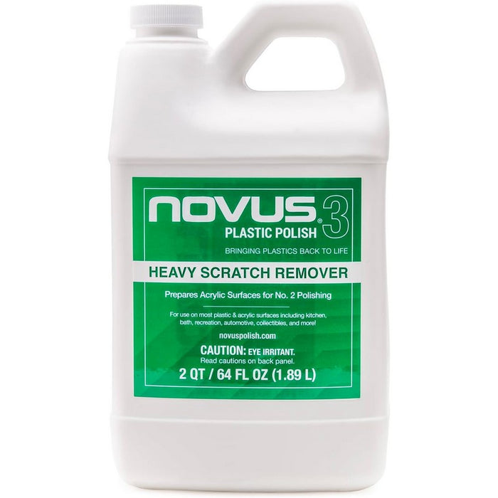 NOVUS 3 : Heavy scratch remover polisseur en profondeur pour plastiques et acrylique 