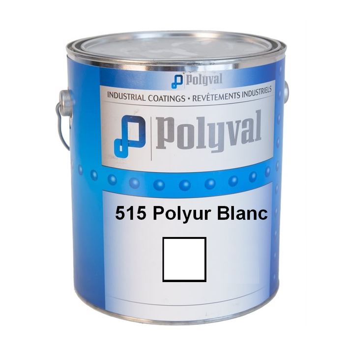 Polyval Polyur 515 Émail alkyde à séchage rapide couleur blanche