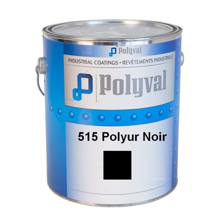 Polyval Polyur 515 Émail alkyde à séchage rapide couleur noir