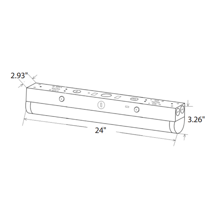 Technilight Pro TPSL series 2' indoor strip