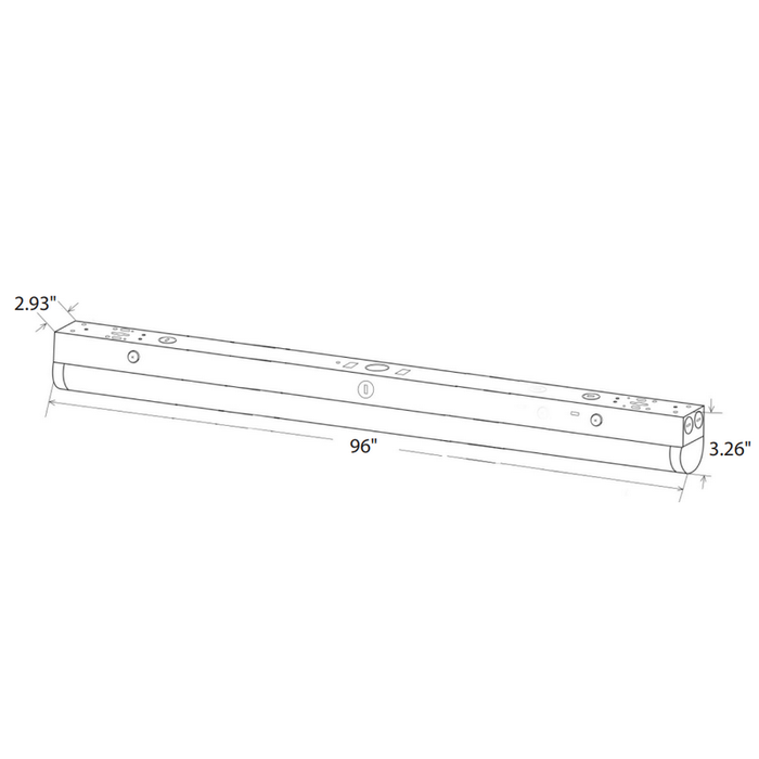 Technilight Pro TPSL series 8' indoor strip