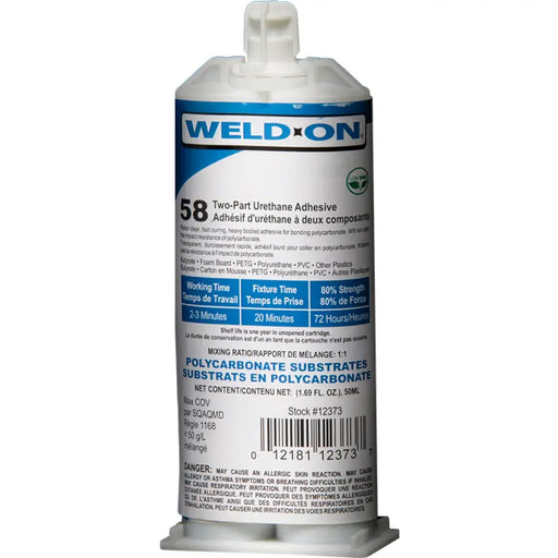 Weld-On 58 Adhésif polyuréthane sans COV 