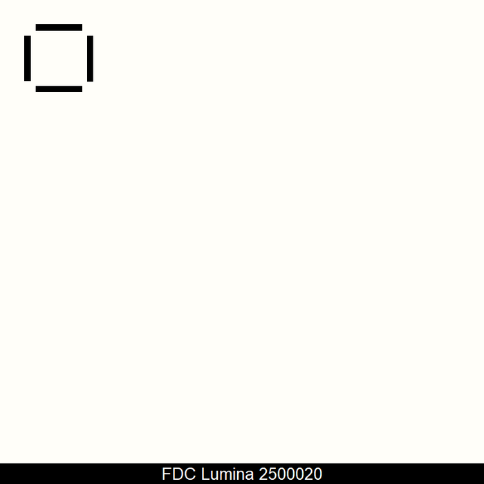 FDC Lumina 2520 2mil Film translucide moulé de qualité supérieure avec doublure synthétique