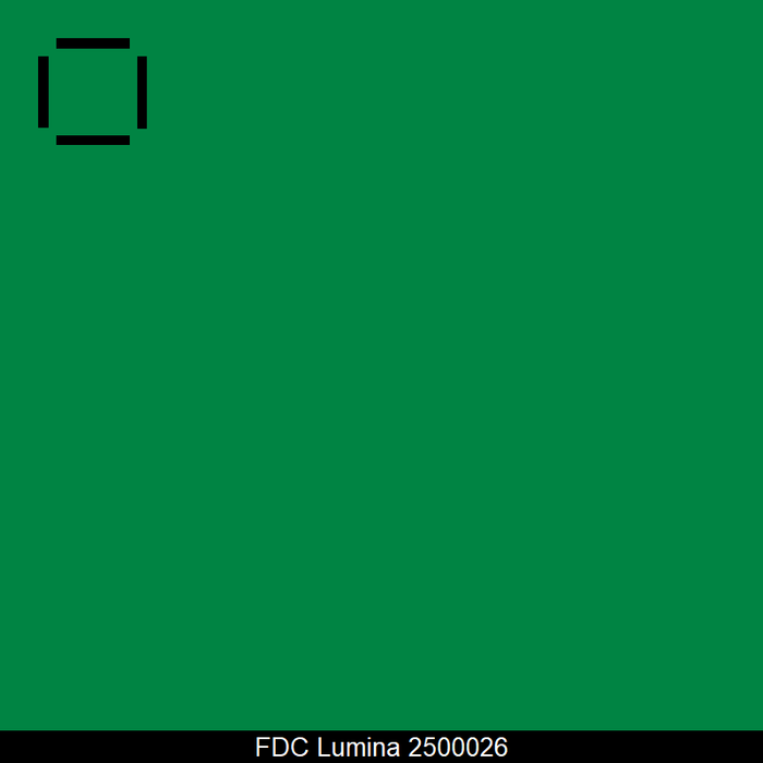 FDC Lumina 2520 2mil Film translucide moulé de qualité supérieure avec doublure synthétique