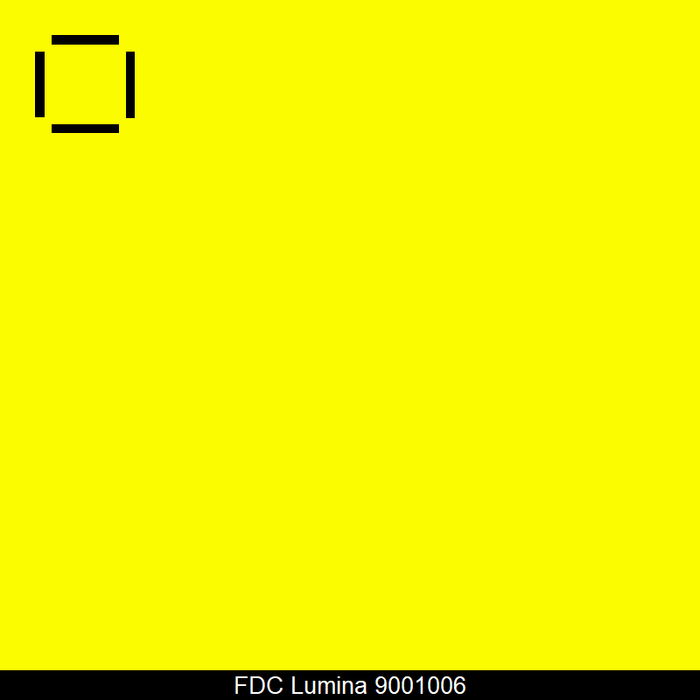 FDC Lumina 9001 Fluorescent Opaque Vinyl Film for Thermal Transfer